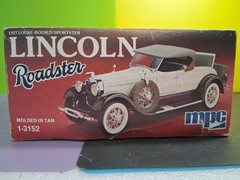 MPG LINCOLN 1927 ROADSTER *2 PARTIALLY ASSEMBLED CARS*