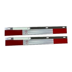 Pair Mud Flap Hangers Kit 30″ Use 24″ Wide Semi Truck Mudflaps Steel Straight