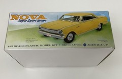 Moebius 1/25 1964 Chevy II Nova SS Sport Coupe, Chevrolet, Hardtop