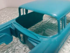 57 1957 Chevy Bel Air 1/25 AMT stock bare body shell model car part vintage