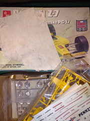 AMT “Pennzoil Z-7 Special”. Penske PC-17. 1/25. #6880- Sealed parts in POOR BOX