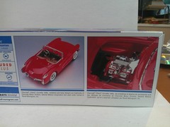 Revell ’57 Vette (1957 Corvette) model kit #85-6669 1/24 Scale Opened Complete