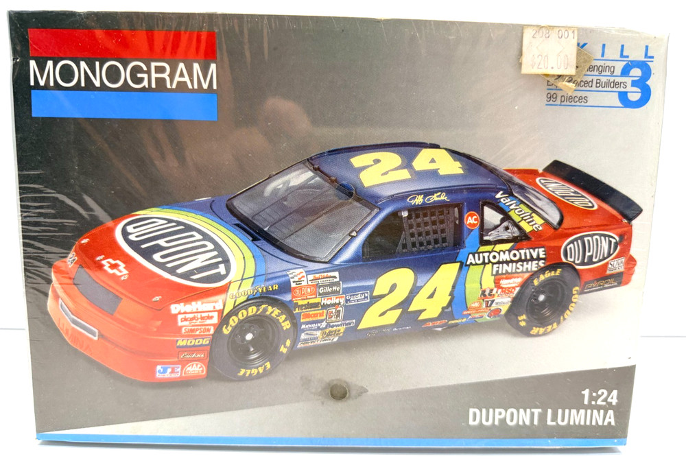 Revell 1:24 #24 Jeff Gordon’s Du Pont Chevy Monte Carlo 1993 Sealed Model Kit