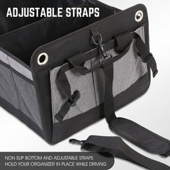 Dna Motoring Trunk Organizer For Car 70L Large Capacity Foldable Trunk