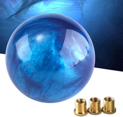 Shift Knob round Ball Marble Style Universal for Manual Automatic Vehicles with