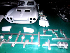 GRAND SPORT CORVETTE BODY,PHOTO ETCHED & DETAIL KIT,DECALS ,INTERIOR,GLASS,TRIM