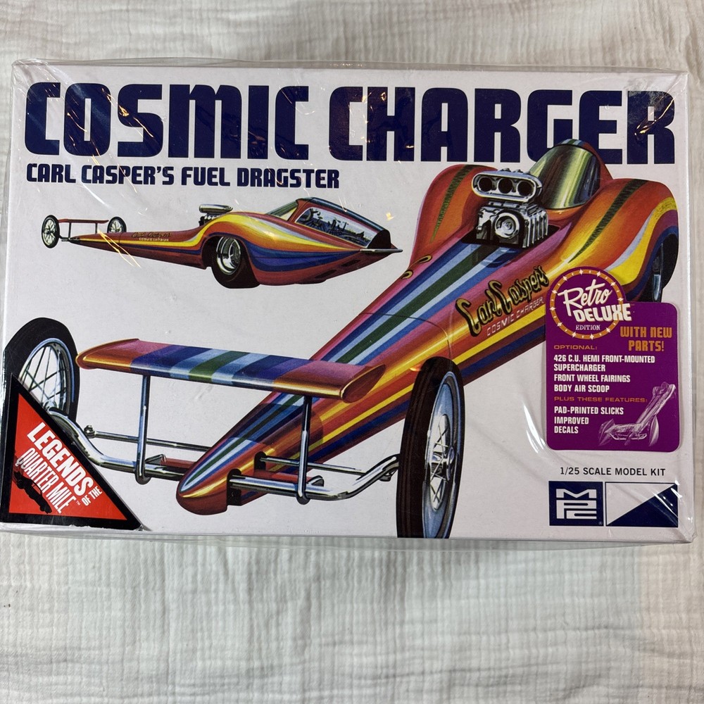 MPC Cosmic Charger Carl Casper’s Fuel Dragster 1:25 Scale Sealed Inside Open Box