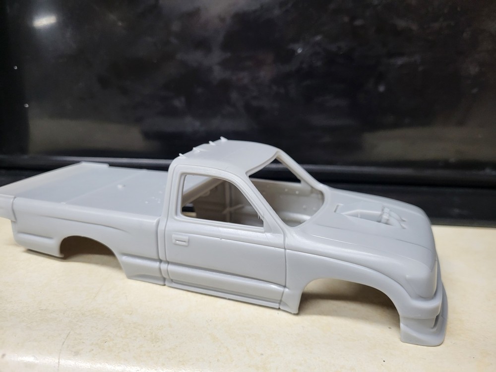 1/24 scale resin 3d printed Turbo Toyota Tacoma truck drag body model slot car