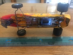 1/24 custom built Indy slot car Johny Rutherford