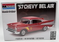 Monogram ‘57 Chevy Bel Air Model Kit 1:24 2 Door Hardtop Classic Cruiser 10871