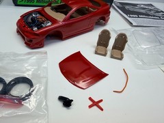 AMT 1:25 Scale 1995 Mitsubishi Eclipse Fast and Furious Built Boxed Model Kit