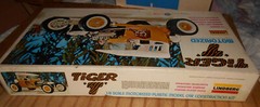 Lindberg “TIGER T” 1/8 Scale Motorized Model Empty Box ONLY, NO MODEL KIT PARTS