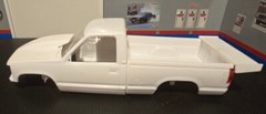 Resin Bubble Hood & Rear Spoiler Combo for ’92, ’96 & 454 SS Chevy P/U AMT 1/25.