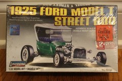LINBERG 1925 FORD MODEL T STREET ROD SEALED MODEL CAR KIT COMPLETE