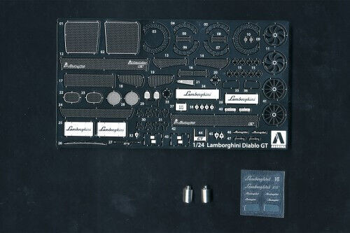 Aoshima 1/24 Lamborghini DIABLO Common Detail-Up Parts For Plastic Model Kit