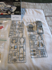 ACCURATE MINIATURES CORVETTE GRAND SPORT JUNKYARD MODEL KIT LOT #503