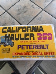 AMT Peterbilt California Hauler 359 1/25 Plastic Truck Model Kit Retro AMT866/06