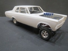 65′ Plymouth Sedan AWB 1/25 Resin Body from Fremont Racing Specialties