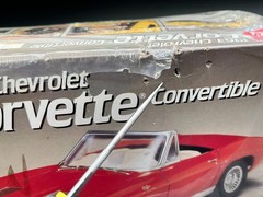 AMT ERTL 1:25 1963 Corvette Convertible Model Kit #6774 Rough Sealed Box