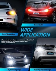 Amber Led Turn Signal Bulb with Projector Led 7440 7441 7443 Amber Turn Signal