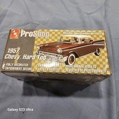 AMT PRO SHOP 1957 CHEVY HARD TOP PRE-PAINTED MODEL KIT 1/25 RARE NEW 2002
