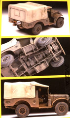 1/35 Zvezda US Military Multipurpose 3/4 Ton Vehicle WC 51 Beep # 3656