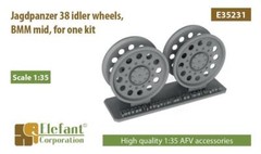 Elefant Corporation 1/35 Jagdpanzer 38 Idler Wheels BMM Mid for One Kit