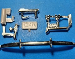 40 FORD SEDAN DELIVERY – REAR BUMPER TAILLIGHTS – AMT – MODEL CAR KIT PARTS LOT