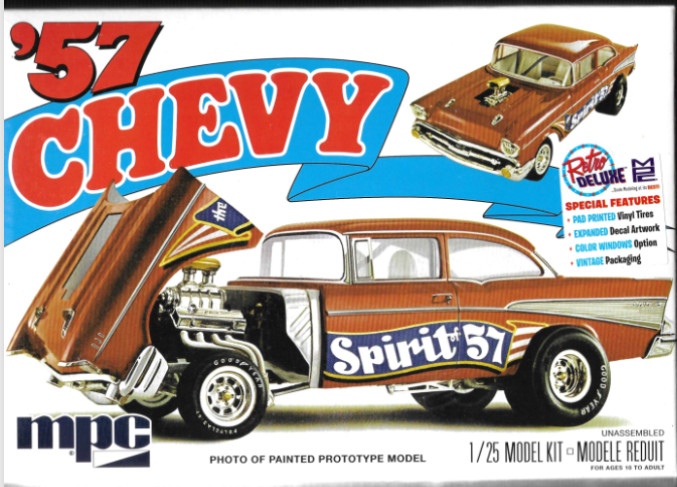 ‘Retro Deluxe’ Issue MPC ‘Spirit of 57’ Chevy Gasser 1/25 904 (104)