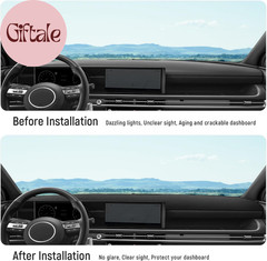 Dash Cover Compatible with Hyundai 2025 2026 Tucson Accessories Flannel Dashboar