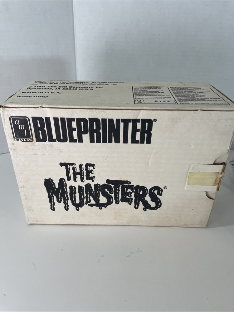 AMT Ertl Blueprinter The Munsters Model Kit As Is Missing Decals/Instructions