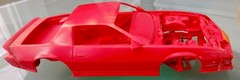 1983 Camaro Z-28 Plastic Model Kit 1:25 AMT 6561 Partly Assembled