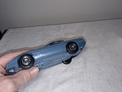 Vintage 1985 Corvette Dealer Promo Model Car 1/25 America’s Cup Sticker Lt. Blue