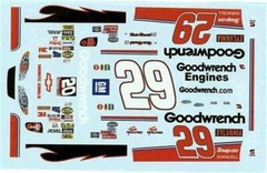 Winscals #29 Goodwrench Atlanta Tribute Monte Carlo Nascar decal