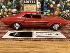 1972 DODGE CHALLENGER PROMO CAR MODEL CHARGER R/T “J-Kraft” DECAL SET MPC 1:25