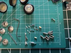 HTF OG VTG AMT 1959 FORD GALAXIE CONVERTIBLE #139 1-CK Car Kit Started + XTRAS