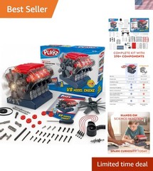 V8 Engine Model Kit with 270 Parts – Interactive STEM DIY Kit for Ages 12+
