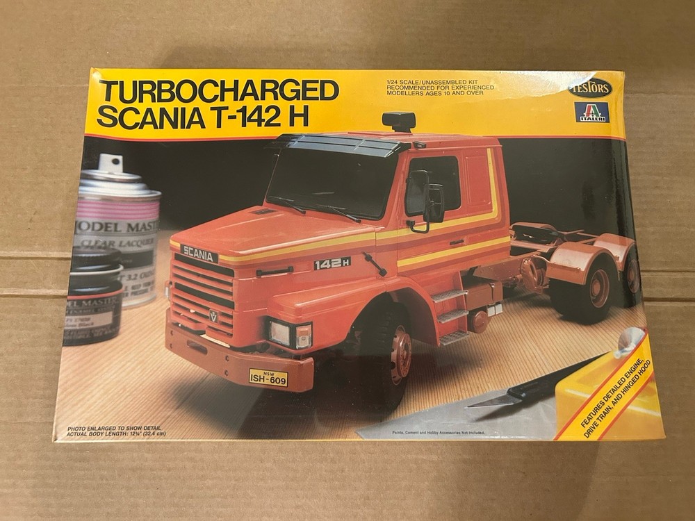 TESTORS ITALERI TURBOCHARGED SCANIA T-142 H 1/24 Brand New In Factory Sealed Box