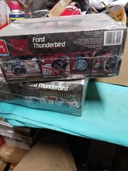 2 New Amt Ertl bill Elliot Ford Thunderbird 6740 Model Kits 1991 Nascar