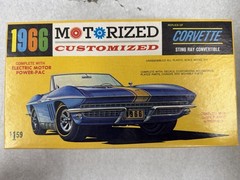 Palmer 1966 Corvette Convertible With Electric Motor model Kit No. M662