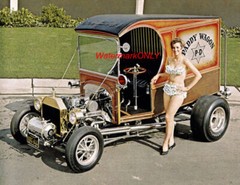 “Paddy Wagon” P.D. 1960’s Hot Rod 1923 “C” Cab Wagon Show Car PHOTO! #(1)