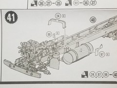 Kenworth Aerodyne Cab Over REAR CAB MOUNT from AMT 1:25 Model Kit