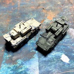 Tank World Mobile War 1/144 Stryker Wheeled Armored Vehicle Finished Model