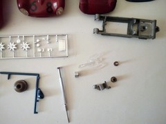 VTG MONOGRAM 1/24 SLOT CAR SCARAB RACING F1 FORMULA 1 W/BOX + EXTRA BODIES at