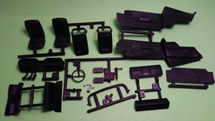 1967 mustang gt 350 1/25 caroll shelby bucket seats dash door panels interior