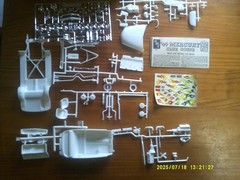1949 Mercury Merc Club Coupe Plastic Model Kit AMT 1:25 Scale