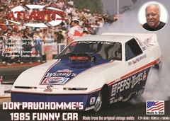 Atlantis Models M2711 1:24 Don ‘The Snake’ Prudhomme 1985 Funny Car Plastic Kit
