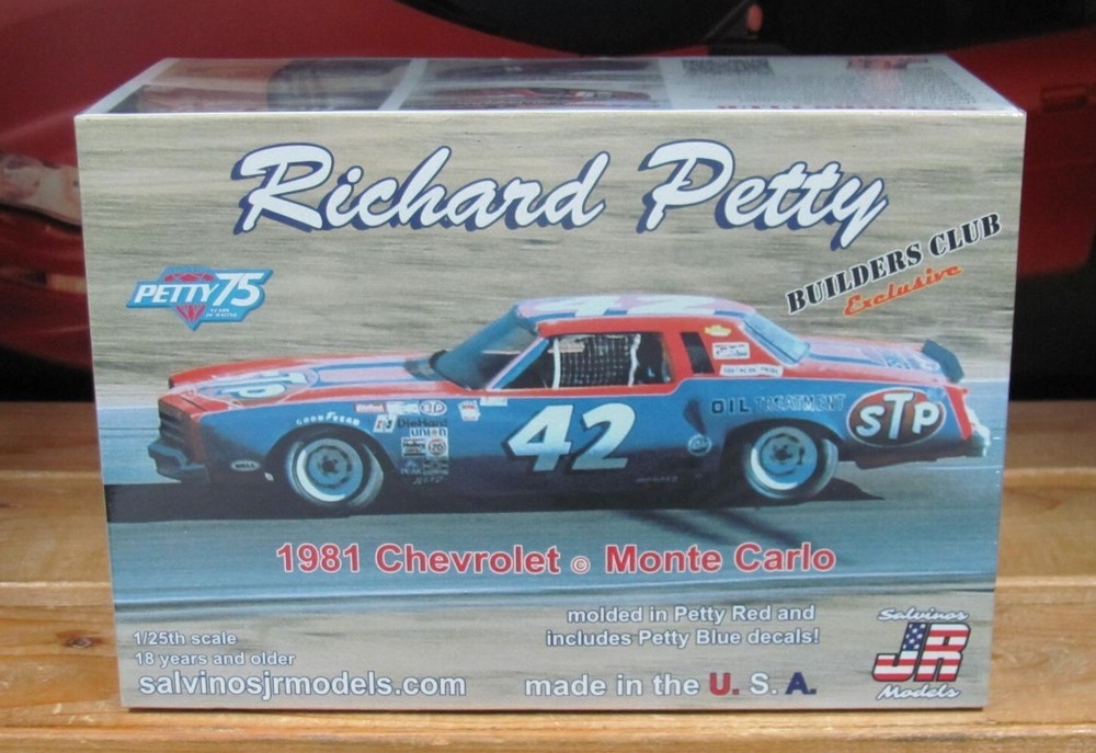 Salvino Richard Petty #42 Monte Carlo Builders Club Exclusive Kit Sealed
