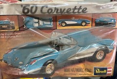 ST Revell h1203 1960 Chevy Corvette kit 1/25 McM FS Seal torn