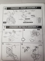 95-98 Chevy Monte Carlo RADIATOR HOSES from NASCAR Monogram 1:24 Model Kit CLEAR
